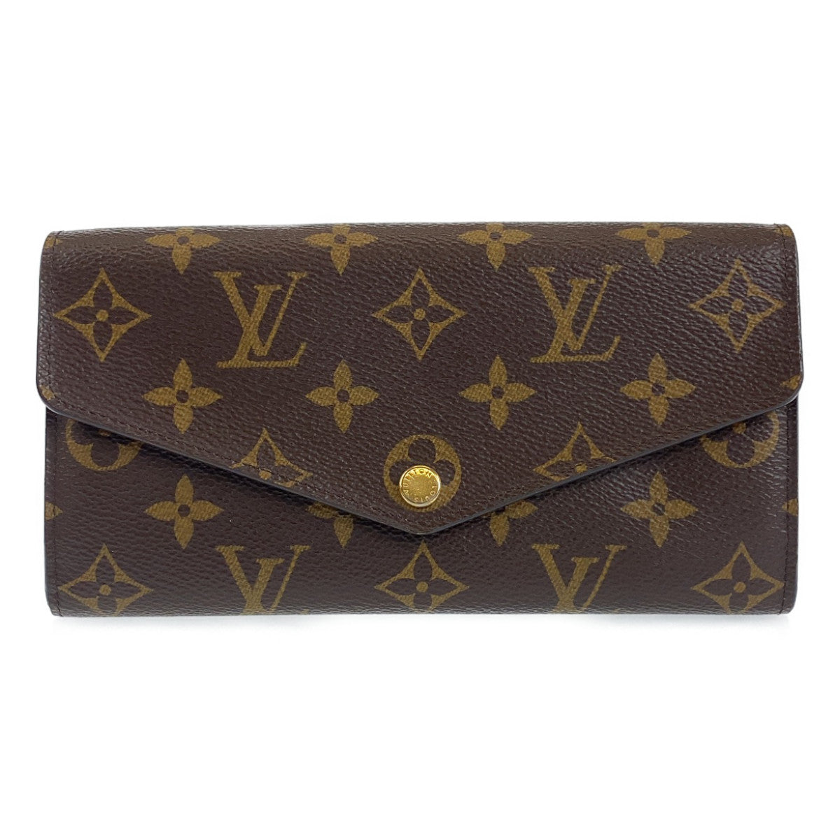 H-00167
LOUIS VUITTON ルイヴィトン モノグラム ポルトフォイユサラ ブラウン 茶色 フューシャ PVC M62234 長財布 ロングウォレット  レディース