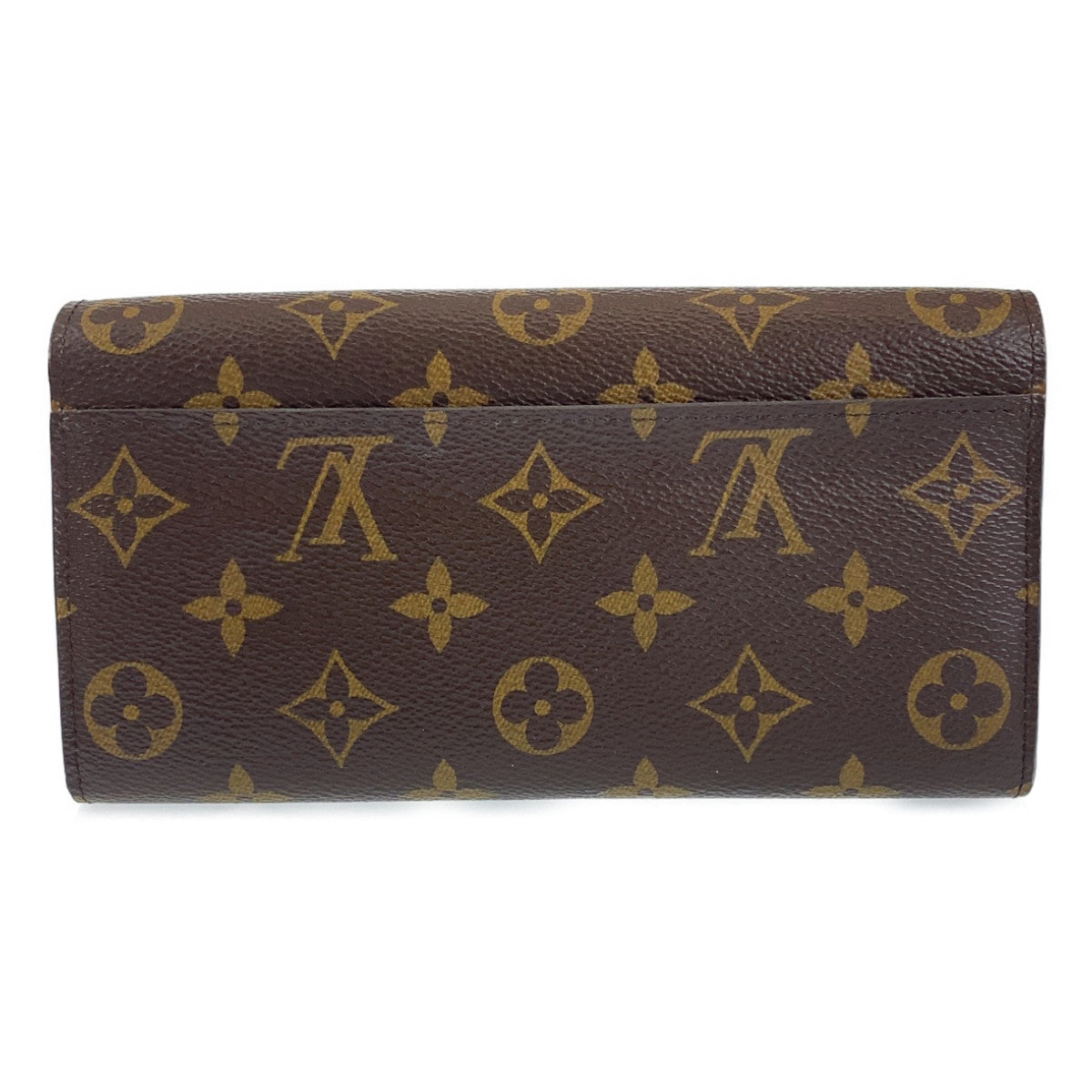 H-00167
LOUIS VUITTON ルイヴィトン モノグラム ポルトフォイユサラ ブラウン 茶色 フューシャ PVC M62234 長財布 ロングウォレット  レディース