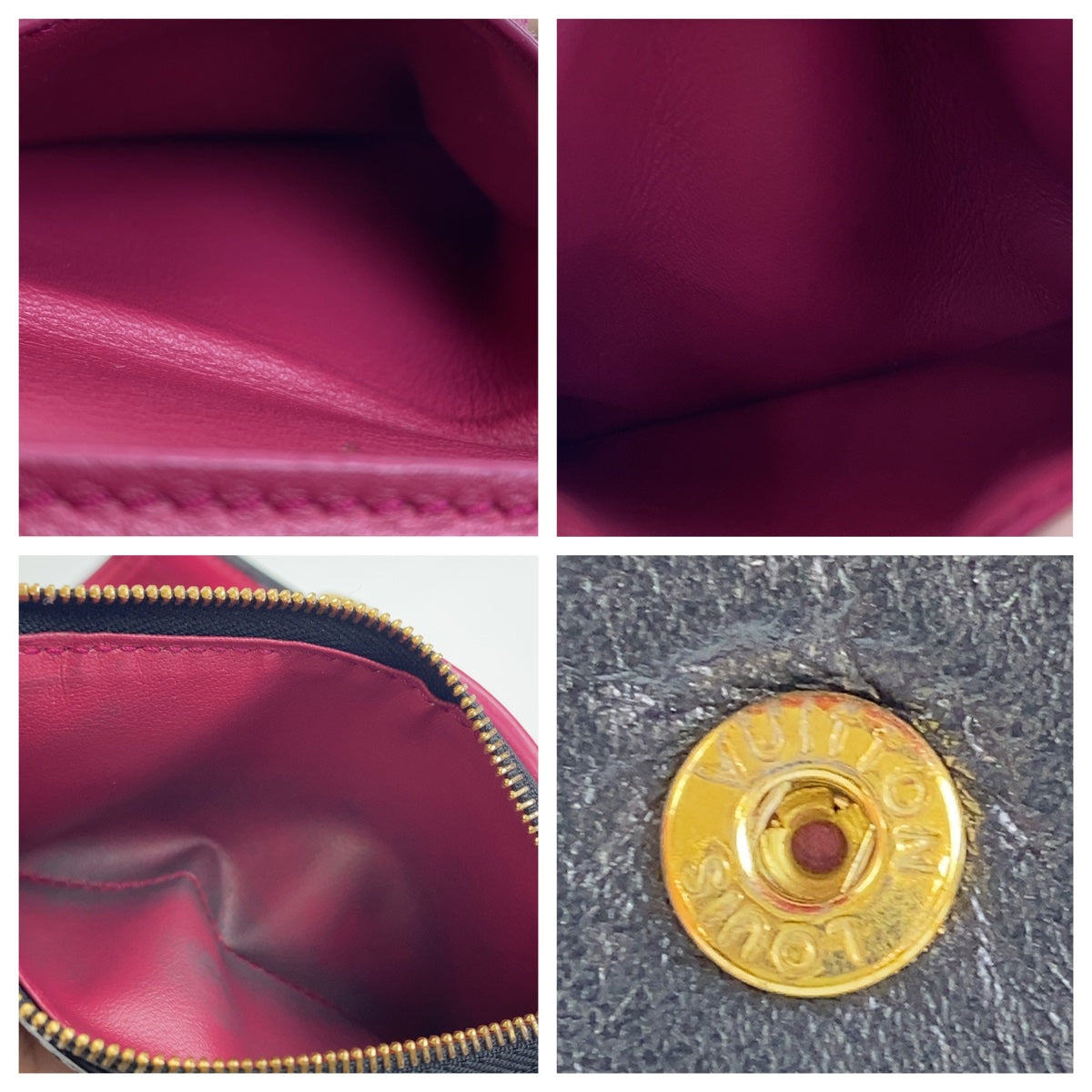 H-00167
LOUIS VUITTON ルイヴィトン ポルトフォイユコンパクト ポンヌフ ブラック 黒 ピンク ゴールド金具 PVC M69175 三つ折り財布 コンパクトウォレット  レディース