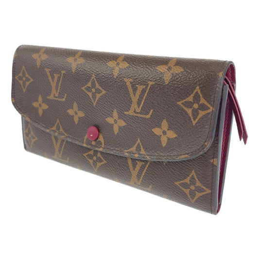 H-00168
LOUIS VUITTON ルイヴィトン モノグラム ポルトフォイユ エミリー ブラウン 茶色 PVC M60697 長財布 ロングウォレット  レディース