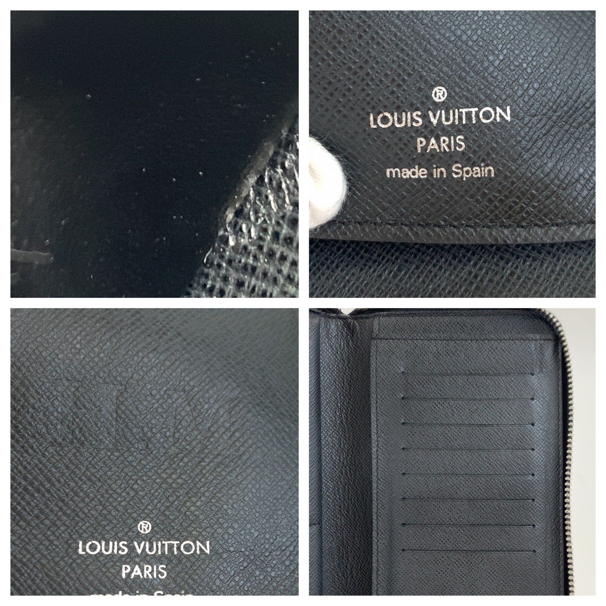 10182
LOUIS VUITTON ルイヴィトン タイガ ジッピーウォレット ヴェルティカル アルドワーズ ブラック シルバー金具 レザー M30503 長財布 ラウンドファスナー ラウンドジップ  メンズ