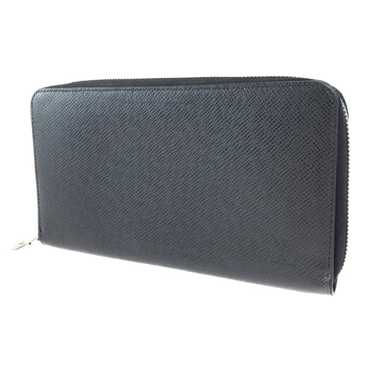 H-0357
LOUIS VUITTON ルイヴィトン タイガ ジッピーオーガナイザーNM ブラック 黒 シルバー金具 カーフ M30056 長財布 ラウンドファスナー ラウンドジップ  メンズ