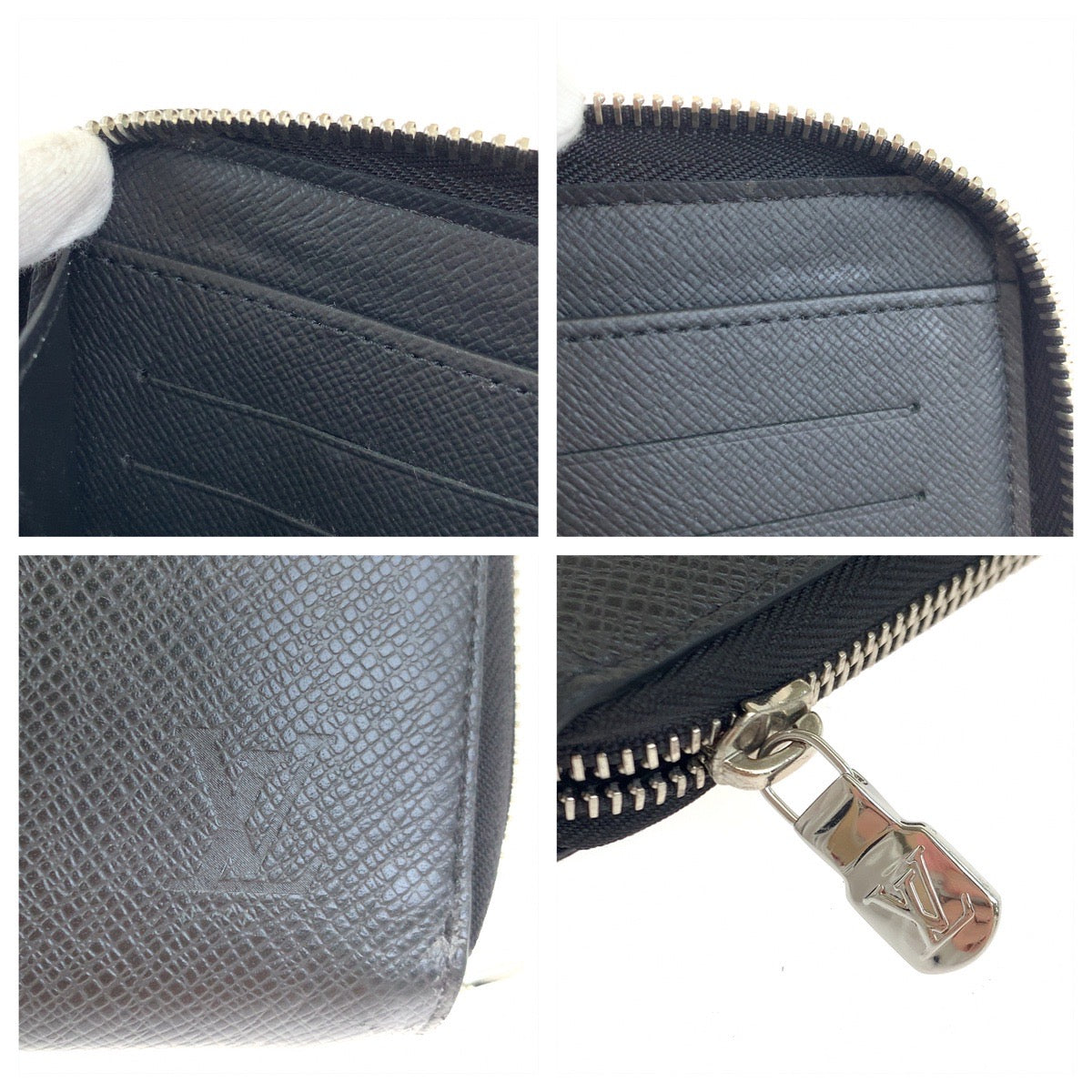 H-0357
LOUIS VUITTON ルイヴィトン タイガ ジッピーオーガナイザーNM ブラック 黒 シルバー金具 カーフ M30056 長財布 ラウンドファスナー ラウンドジップ  メンズ