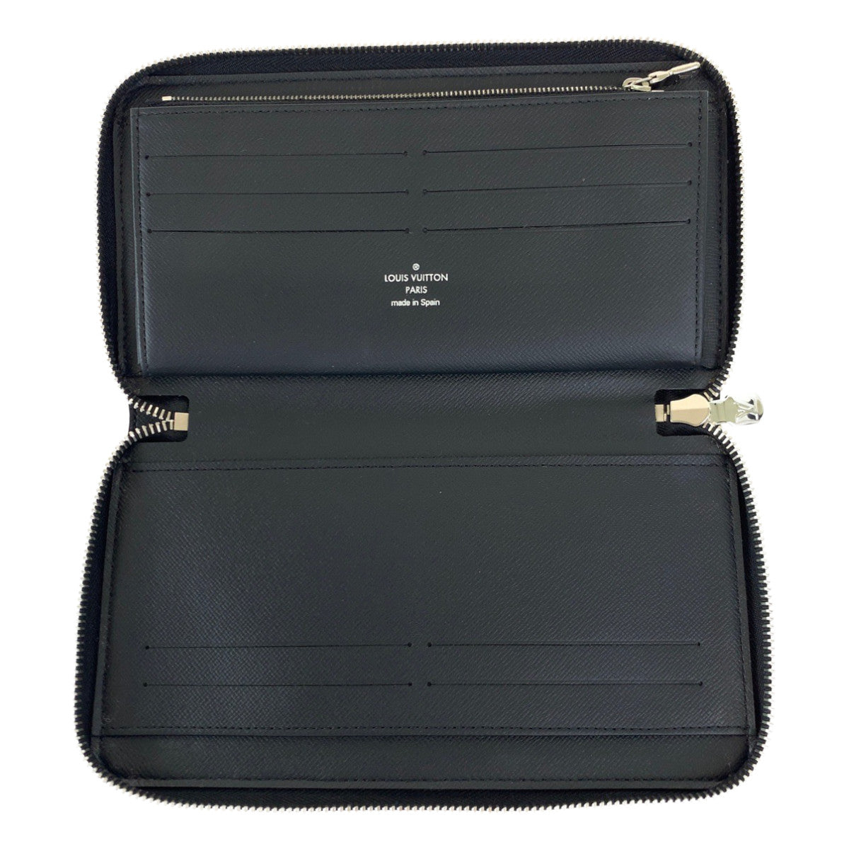 H-0357
LOUIS VUITTON ルイヴィトン タイガ ジッピーオーガナイザーNM ブラック 黒 シルバー金具 カーフ M30056 長財布 ラウンドファスナー ラウンドジップ  メンズ