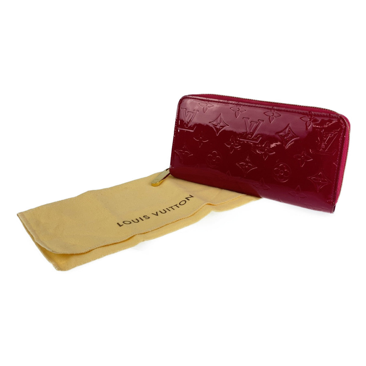 12673
LOUIS VUITTON ルイヴィトン モノグラム ヴェルニ ジッピーウォレット ローズアンディアン ピンク系 ゴールド金具 エナメル M91597 長財布 ラウンドファスナー  レディース