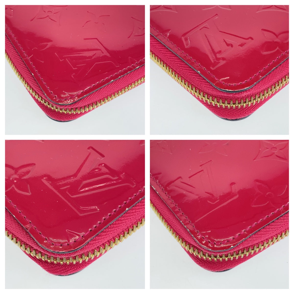 12673
LOUIS VUITTON ルイヴィトン モノグラム ヴェルニ ジッピーウォレット ローズアンディアン ピンク系 ゴールド金具 エナメル M91597 長財布 ラウンドファスナー  レディース