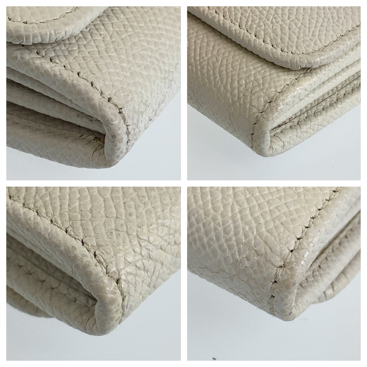 10184
BVLGARI ブルガリ ラージウォレット ビーゼロ アイボリー ホワイト 中ピンク レザー 長財布 ロングウォレット  レディース