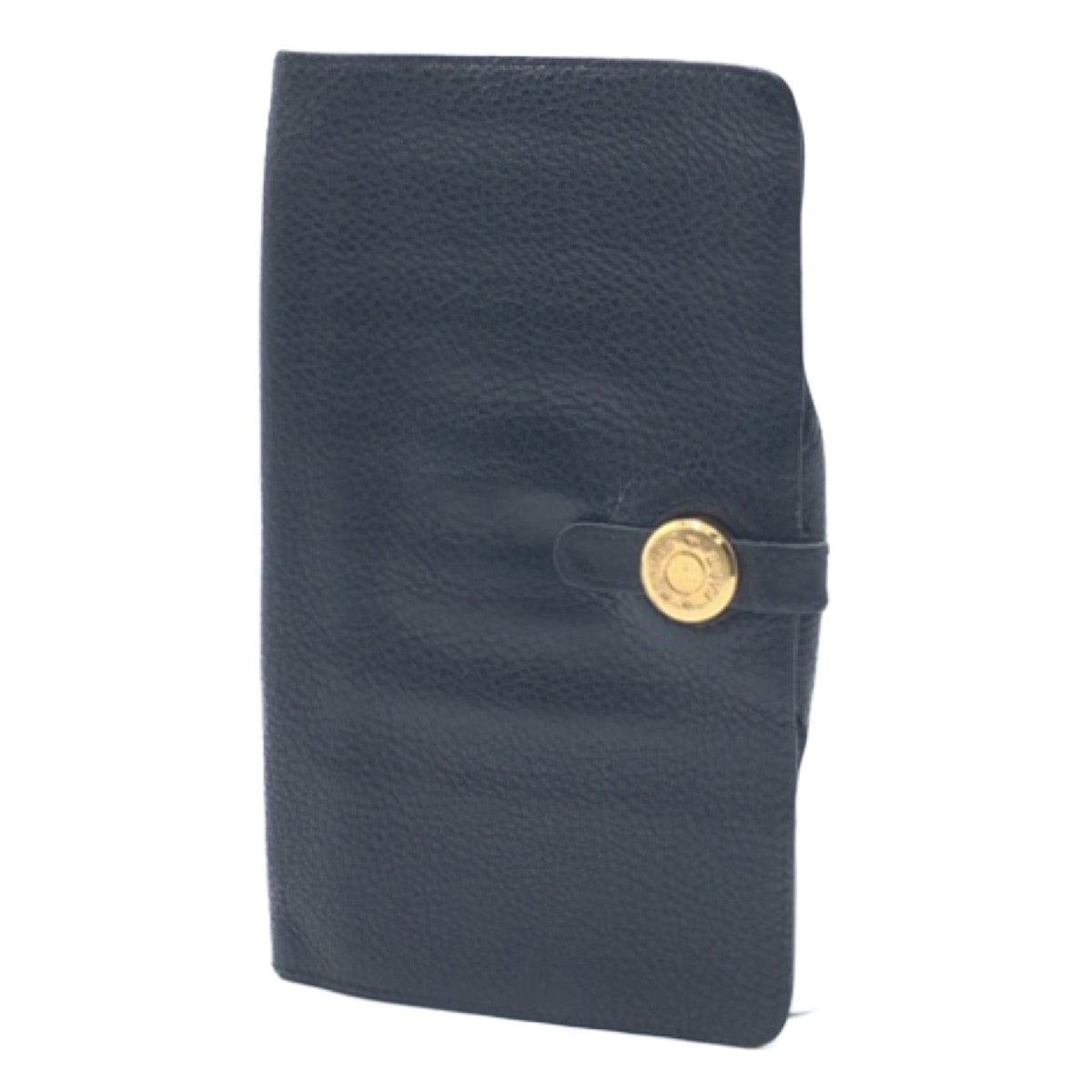 C-118
HERMES エルメス ドゴンMM 男女兼用 ブラック 黒 ゴールド金具 トゴ 札入れ ロングウォレット D刻印  メンズ