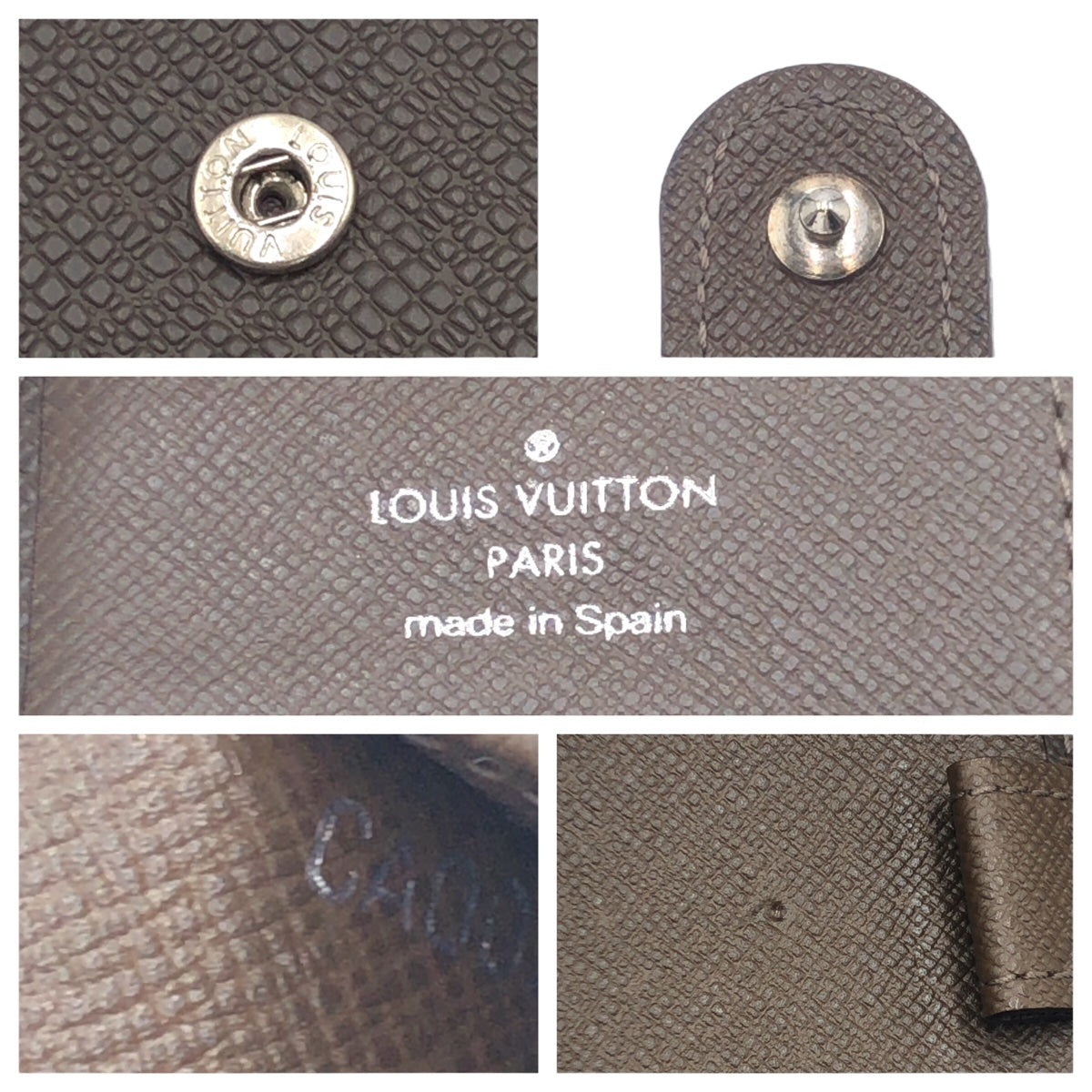 10186
LOUIS VUITTON ルイヴィトン タイガ アジェンダPM 男女兼用 グリズリ ブラウン シルバー金具 レザー R20416 手帳カバー 手帳ケース  メンズ