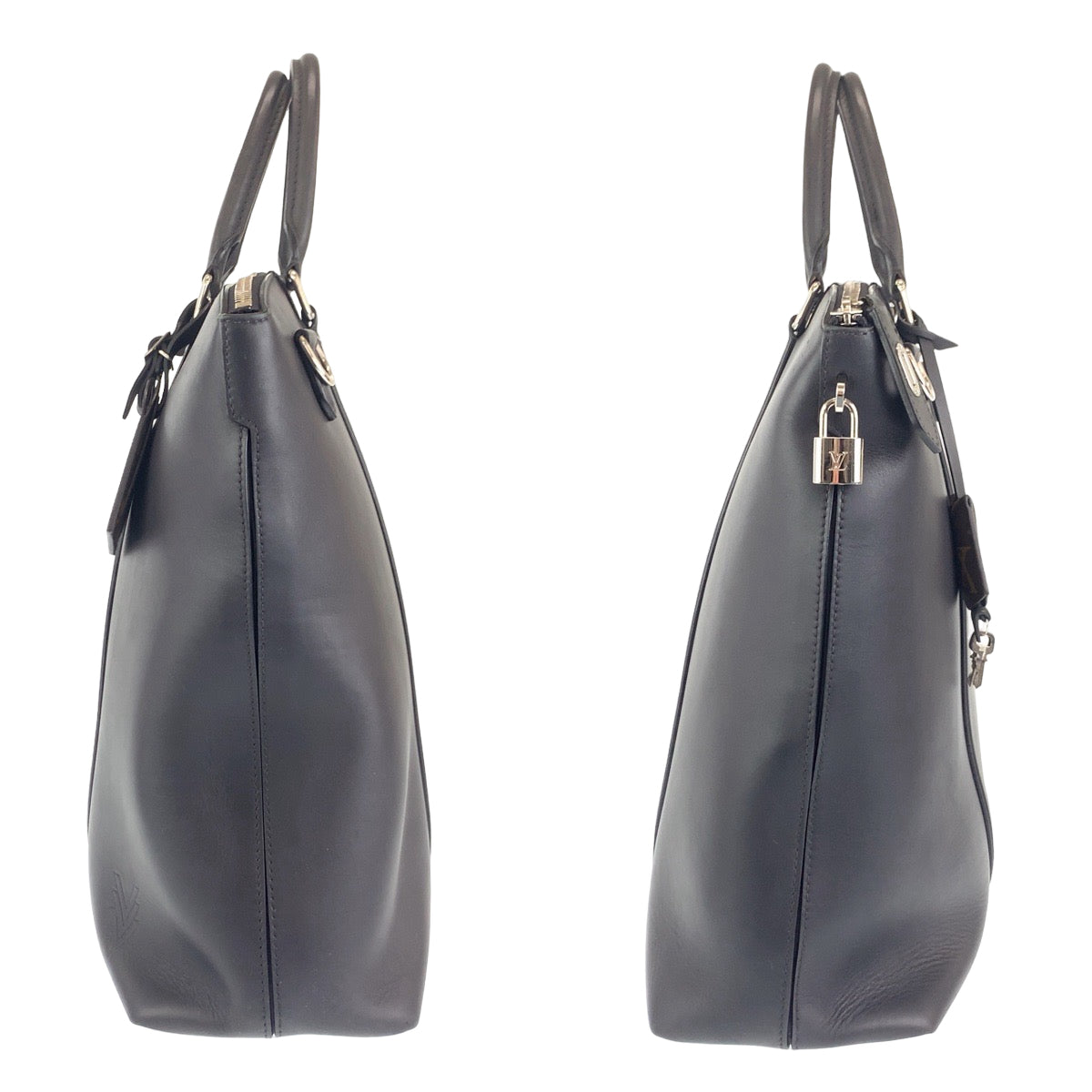 H-00278
LOUIS VUITTON ルイヴィトン キュイール オンブレ ロックイット ブラック 黒 シルバー金具 カーフ M50460 ショルダーバッグ トートバッグ 2way  メンズ