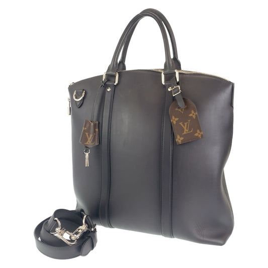 H-00278
LOUIS VUITTON ルイヴィトン キュイール オンブレ ロックイット ブラック 黒 シルバー金具 カーフ M50460 ショルダーバッグ トートバッグ 2way  メンズ