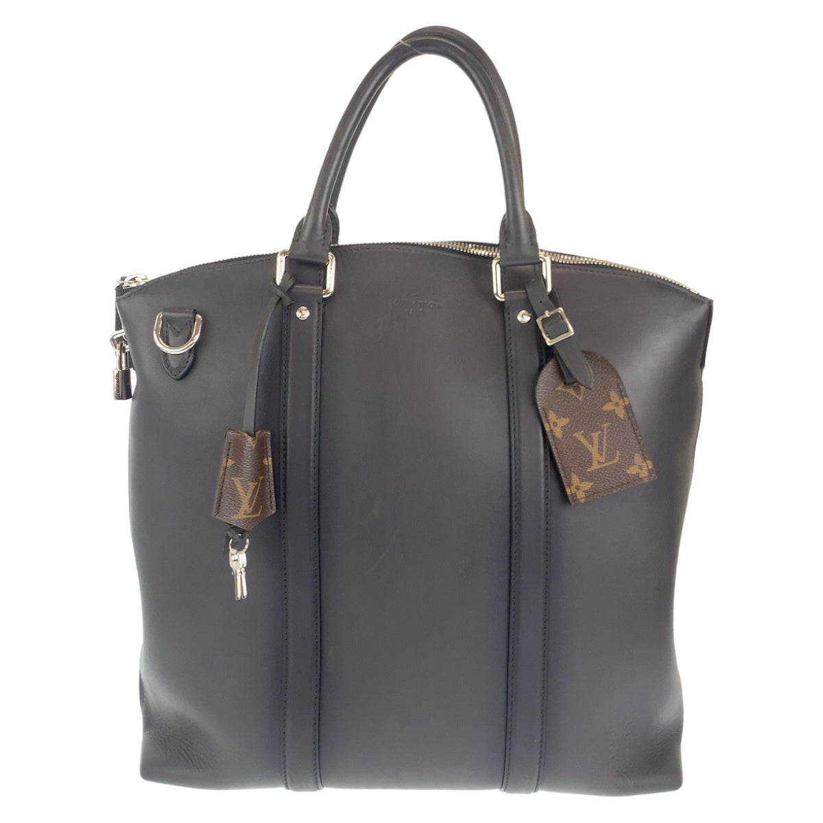 H-00278
LOUIS VUITTON ルイヴィトン キュイール オンブレ ロックイット ブラック 黒 シルバー金具 カーフ M50460 ショルダーバッグ トートバッグ 2way  メンズ