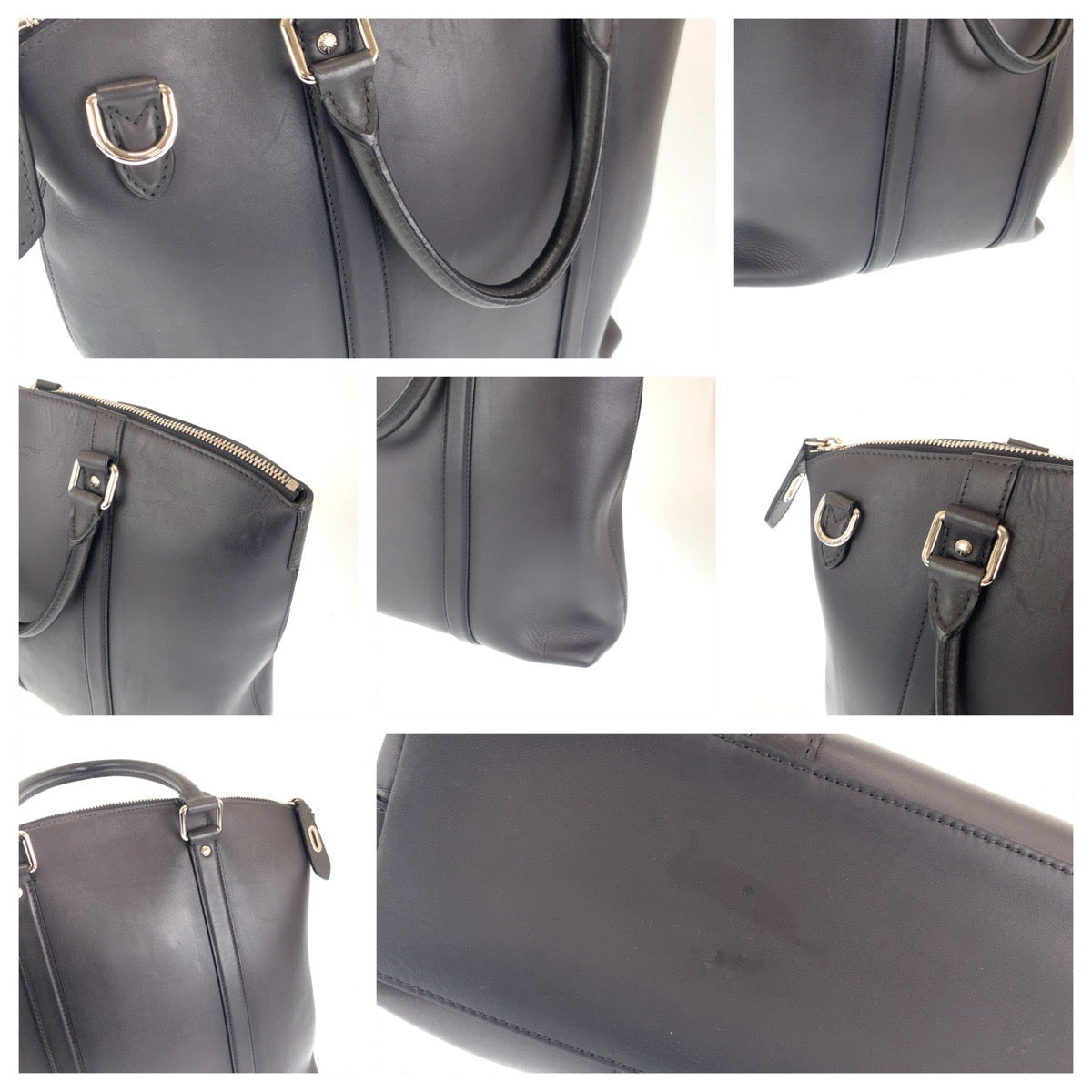 H-00278
LOUIS VUITTON ルイヴィトン キュイール オンブレ ロックイット ブラック 黒 シルバー金具 カーフ M50460 ショルダーバッグ トートバッグ 2way  メンズ
