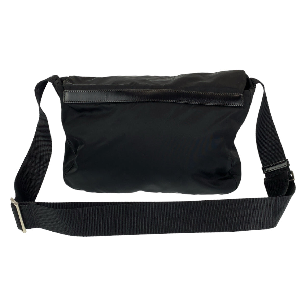 H-00283
PRADA プラダ テスート ブラック 黒 シルバー金具 ナイロン ショルダーバッグ 斜め掛けバッグ  レディース