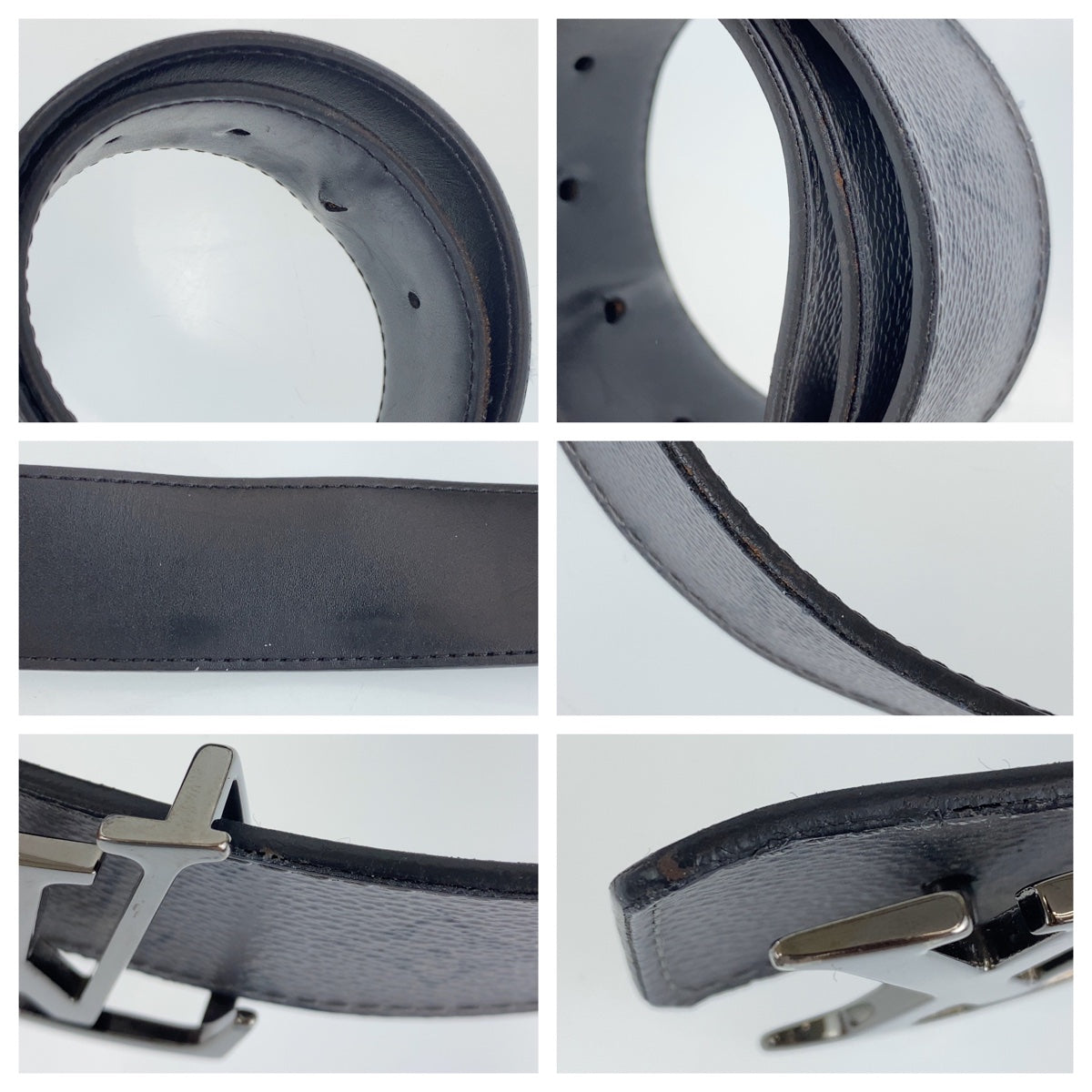 H-00284
LOUIS VUITTON ルイヴィトン モノグラム エクリプスリバース サンチュール イニシャル グレー 灰色 ブラック 黒 PVC M0285 ベルト バッグルベルト  メンズ