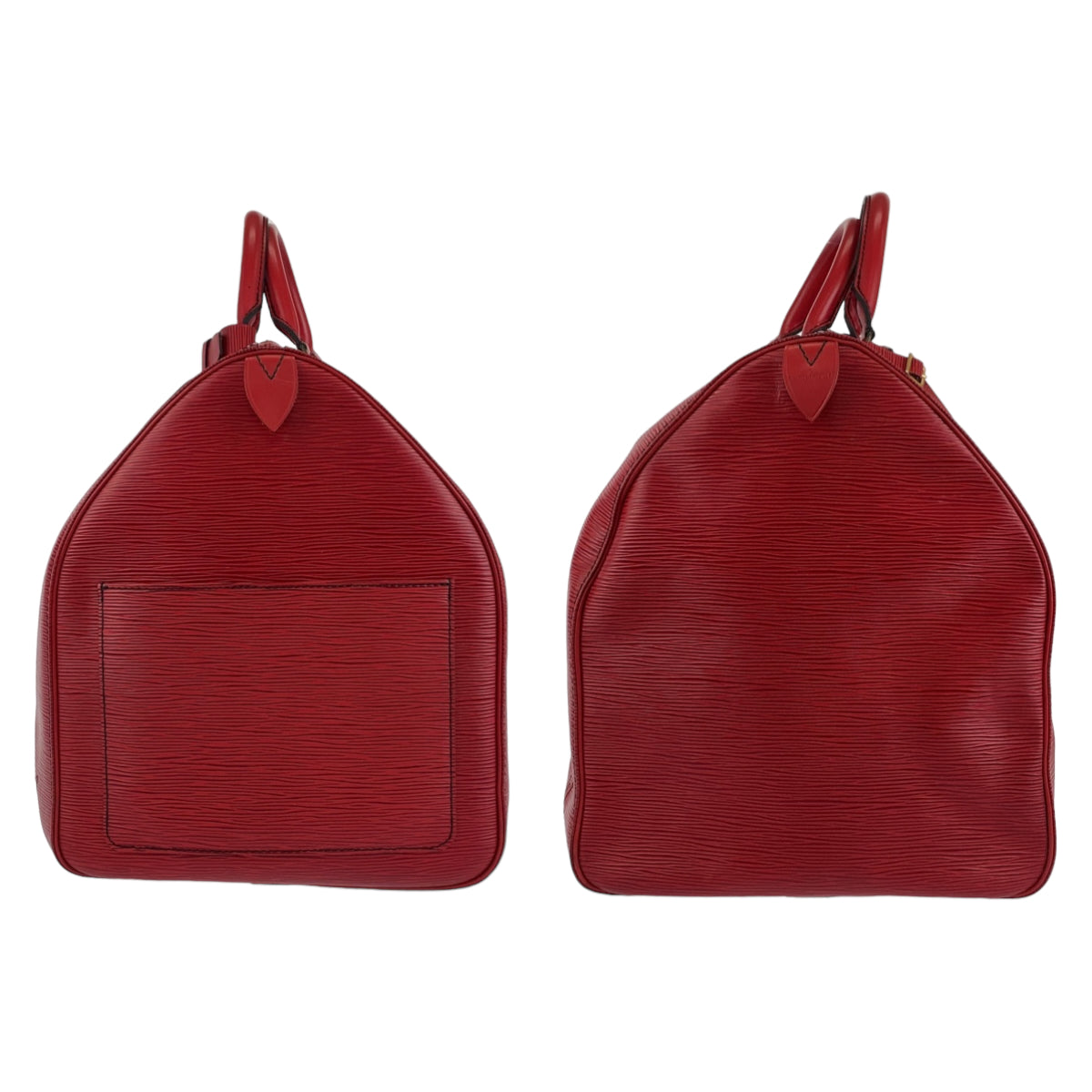 H-00175
LOUIS VUITTON ルイヴィトン エピ キーポル55 男女兼用 レッド 赤 ゴールド金具 グレインレザー M42957 ボストンバッグ 旅行バッグ  レディース