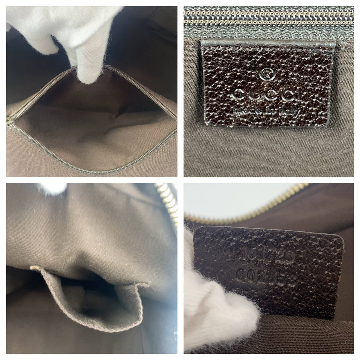 H-00179
GUCCI グッチ プリンシー ブラウン ベージュ 茶 ゴールド金具 GGキャンバス ショルダーバッグ ハンドバッグ ミニボストンバッグ  レディース