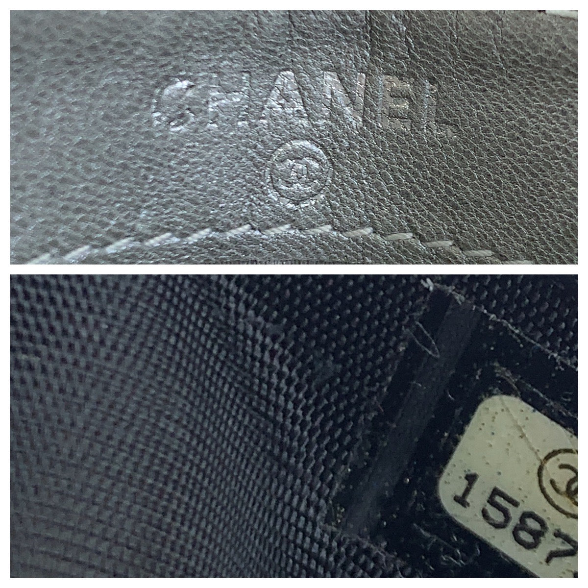 H-00290
CHANEL シャネル カメリア ココマーク ブラック 黒 シルバー金具 ラムスキン カードケース 名刺入れ  レディース