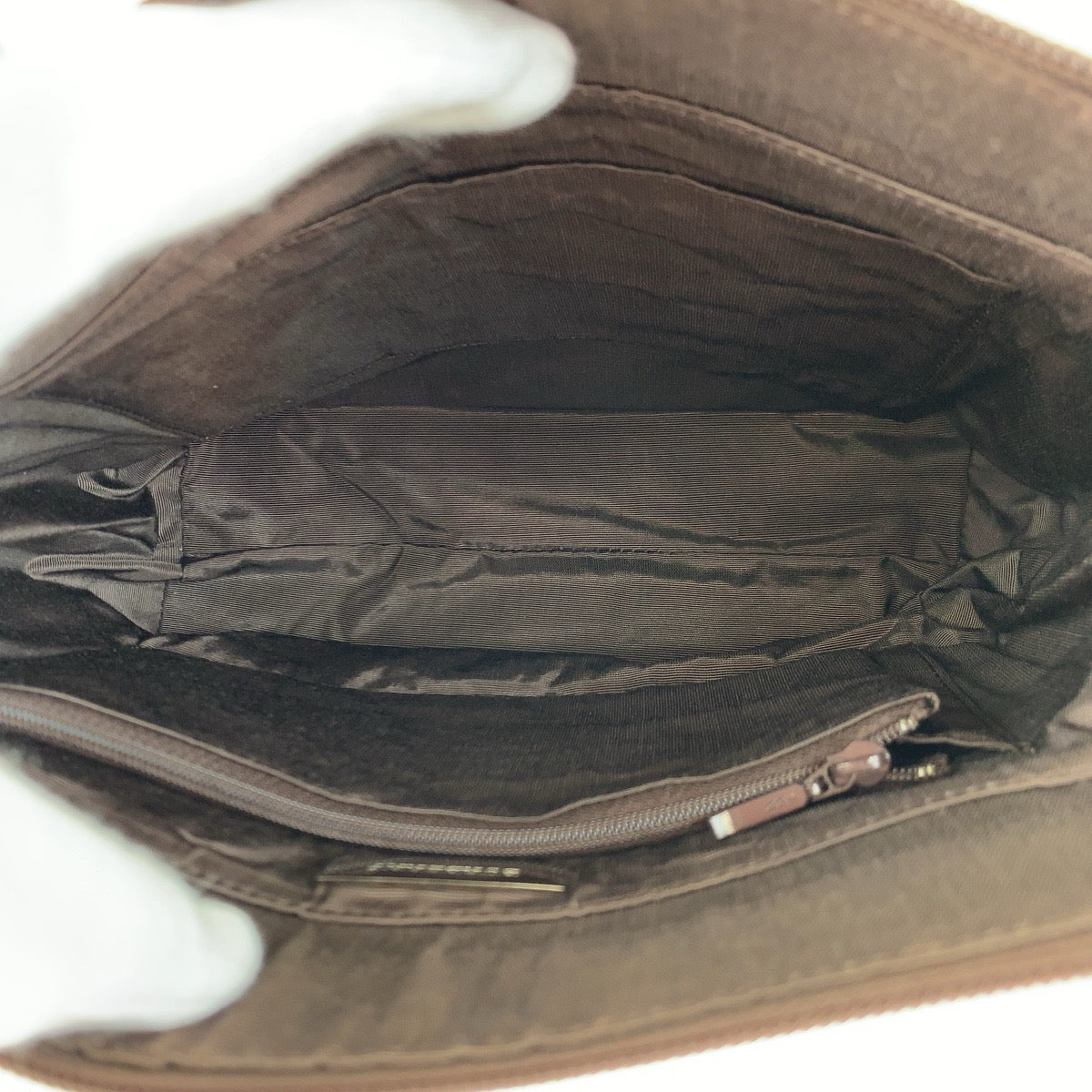 H-00180
BURBERRY バーバリー ノバチェック ベージュ ブラウン 茶 キャンバス / レザー ハンドバッグ トートバッグ  レディース