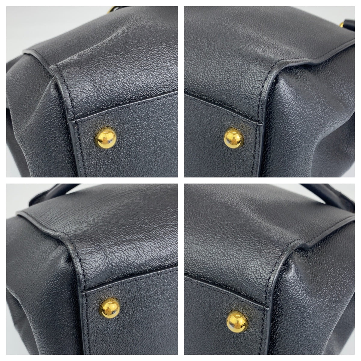 H-0381
BURBERRY バーバリー ベルトトート ブラック 黒 ゴールド金具 レザー 4029022 ショルダーバッグ ハンドバッグ 2WAY  レディース