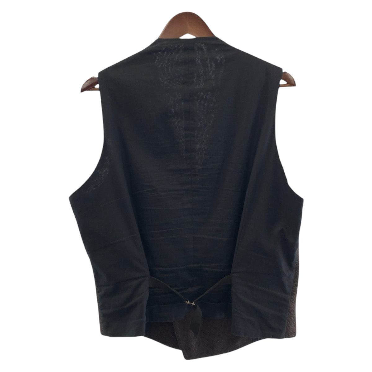 TAGLIATORE タリアトーレ サイズ50 ブラウン シルバー金具 ウール ベスト ジレ  メンズ ABP25