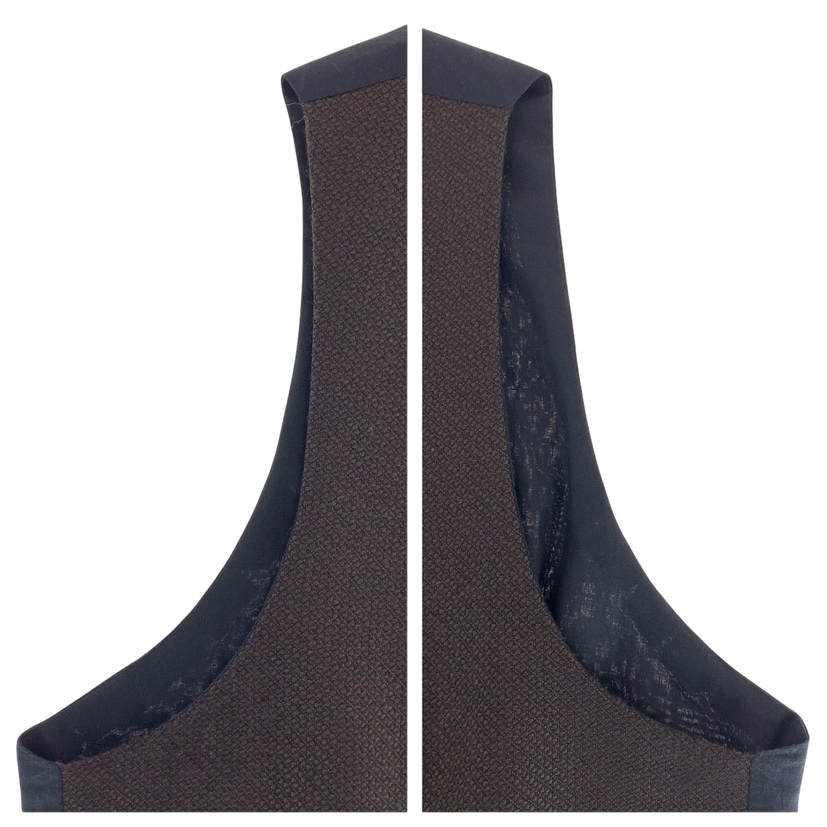 TAGLIATORE タリアトーレ サイズ50 ブラウン シルバー金具 ウール ベスト ジレ  メンズ ABP25