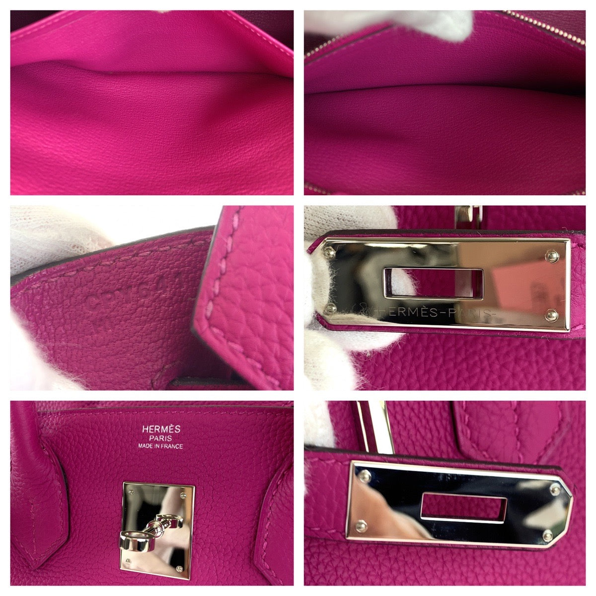 A-072
HERMES エルメス バーキン30 ローズパープル パープル 紫 シルバー金具 トゴ ハンドバッグ トートバッグ C刻印  レディース