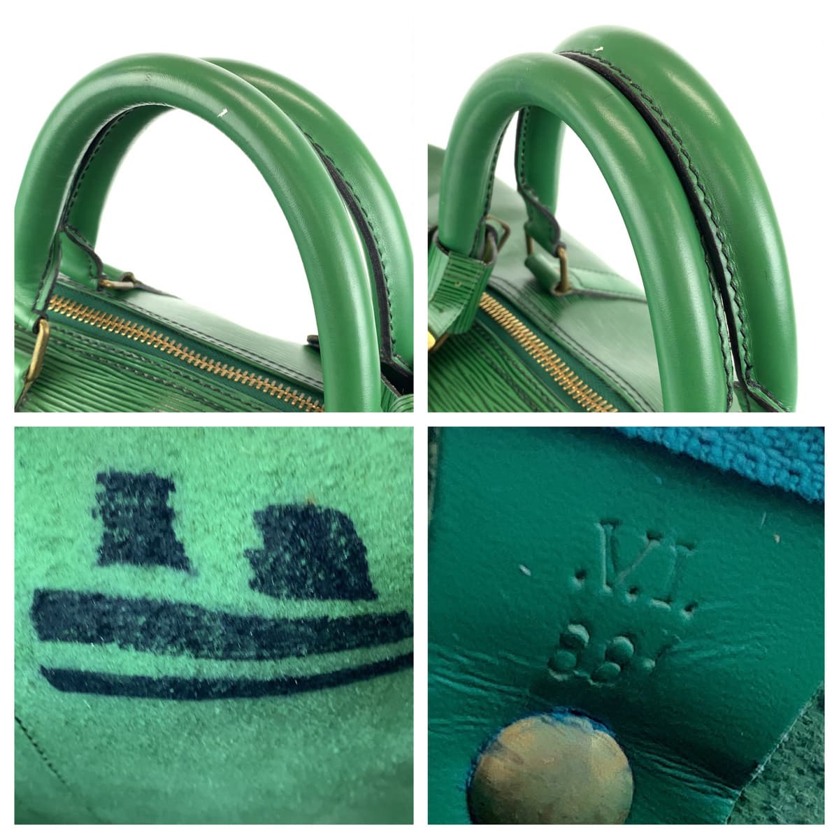 H-00297
LOUIS VUITTON ルイヴィトン エピ キーポル55 グリーン 緑 ゴールド金具 エピレザー M42954 ボストンバッグ 旅行バッグ  レディース