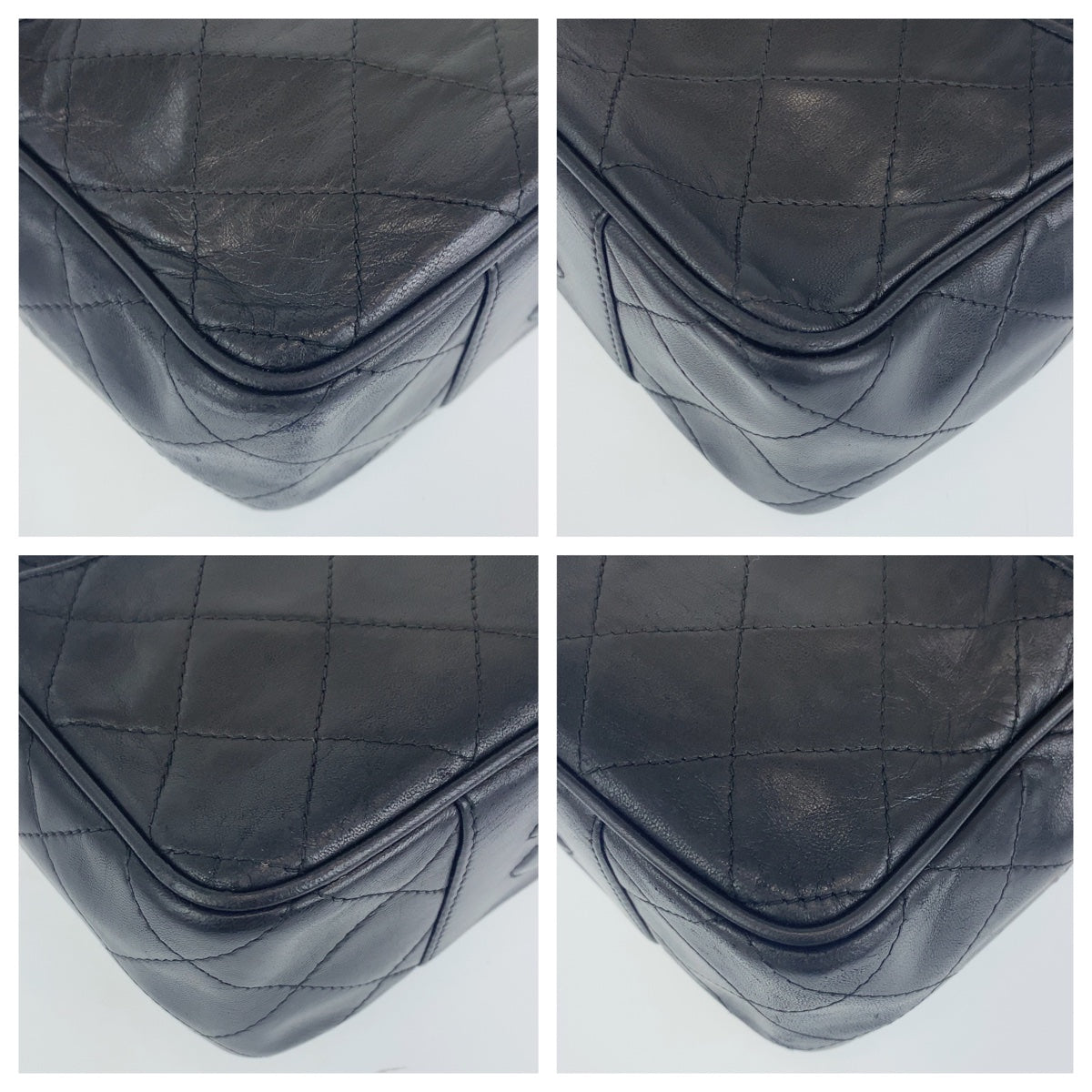 C-048
CHANEL シャネル ヴィンテージ マトラッセ タッセル フリンジ ブラック 黒 ゴールド金具 ラムスキン 斜め掛け ショルダーバッグ  レディース