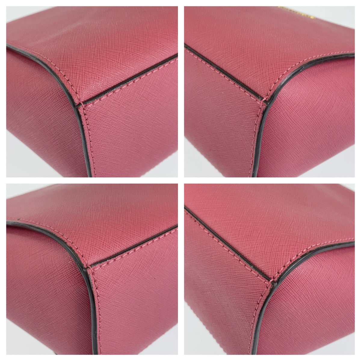 12670
Michael Kors マイケルコース セルマ ピンク ゴールド金具 レザー 2way ショルダーバッグ 斜め掛け  レディース