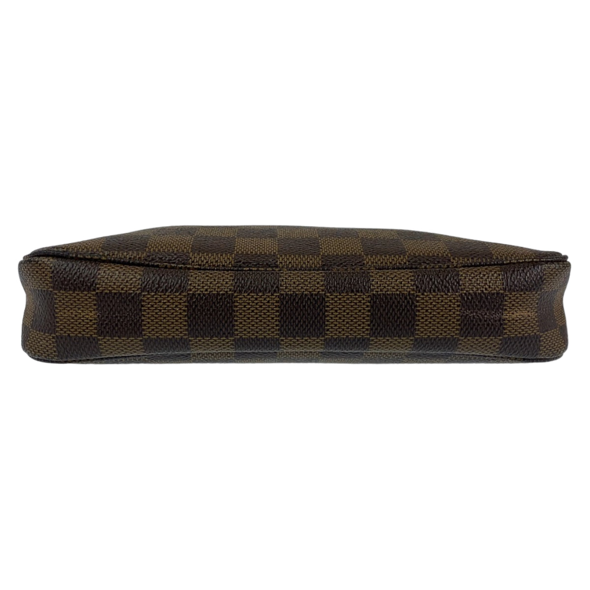 LOUIS VUITTON ルイヴィトン ダミエ ポシェットアクセソワール ブラウン 茶 ゴールド金具 PVC N51985 ポーチ アクセサリーポーチ  レディース