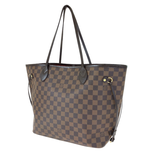 C-062
LOUIS VUITTON ルイヴィトン ダミエ ネヴァーフルMM ブラウン 茶 PVC N51105 トートバッグ ハンドバッグ  レディース