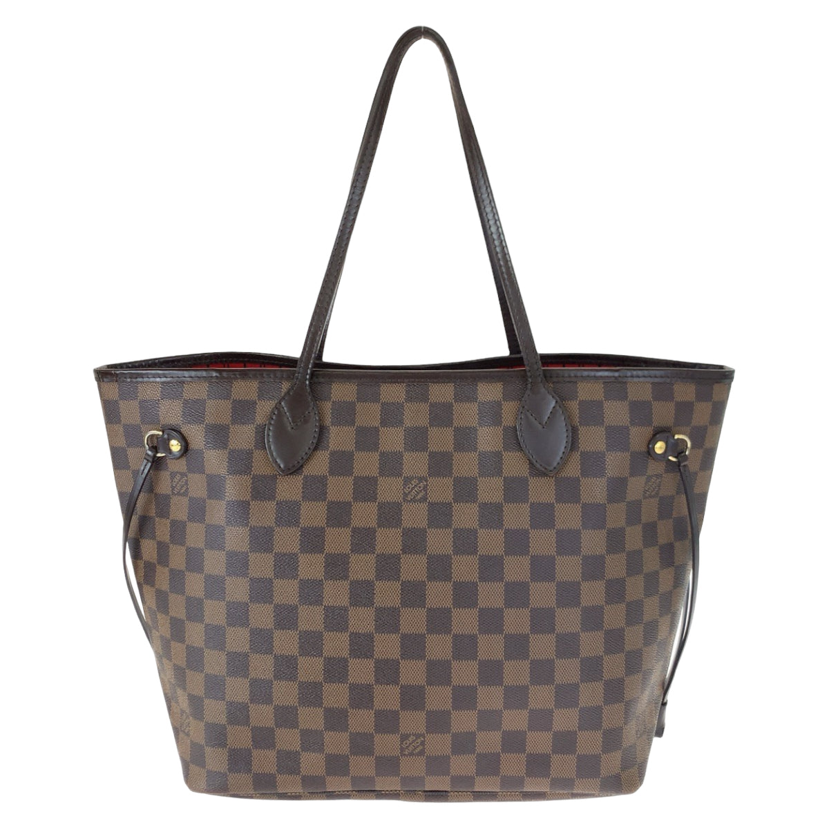 C-062
LOUIS VUITTON ルイヴィトン ダミエ ネヴァーフルMM ブラウン 茶 PVC N51105 トートバッグ ハンドバッグ  レディース