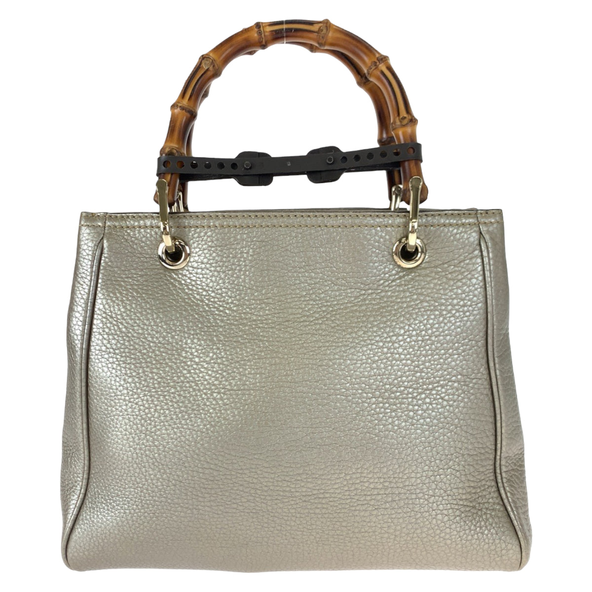 C-077
GUCCI グッチ バンブー ショッパー スモール シャンパンゴールド カーフ 336032 ショルダーバッグ ハンドバッグ 2way  レディース