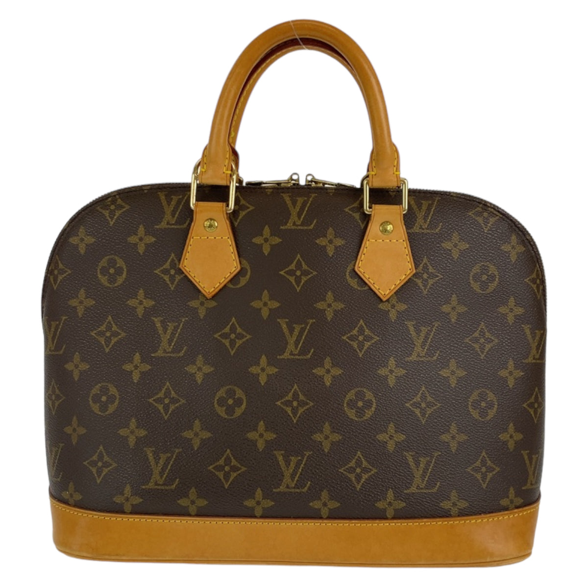 H-00300
LOUIS VUITTON ルイヴィトン モノグラム アルマPM ブラウン 茶 ゴールド金具 PVC M51130 ハンドバッグ トートバッグ  レディース