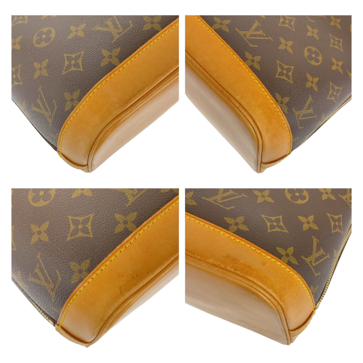 H-00300
LOUIS VUITTON ルイヴィトン モノグラム アルマPM ブラウン 茶 ゴールド金具 PVC M51130 ハンドバッグ トートバッグ  レディース
