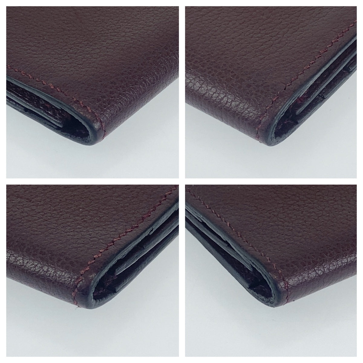 H-00198
HERMES エルメス シチズンツイル ブラウン 茶色 エバーカラー 札入れ 二つ折り財布 □R刻印  メンズ