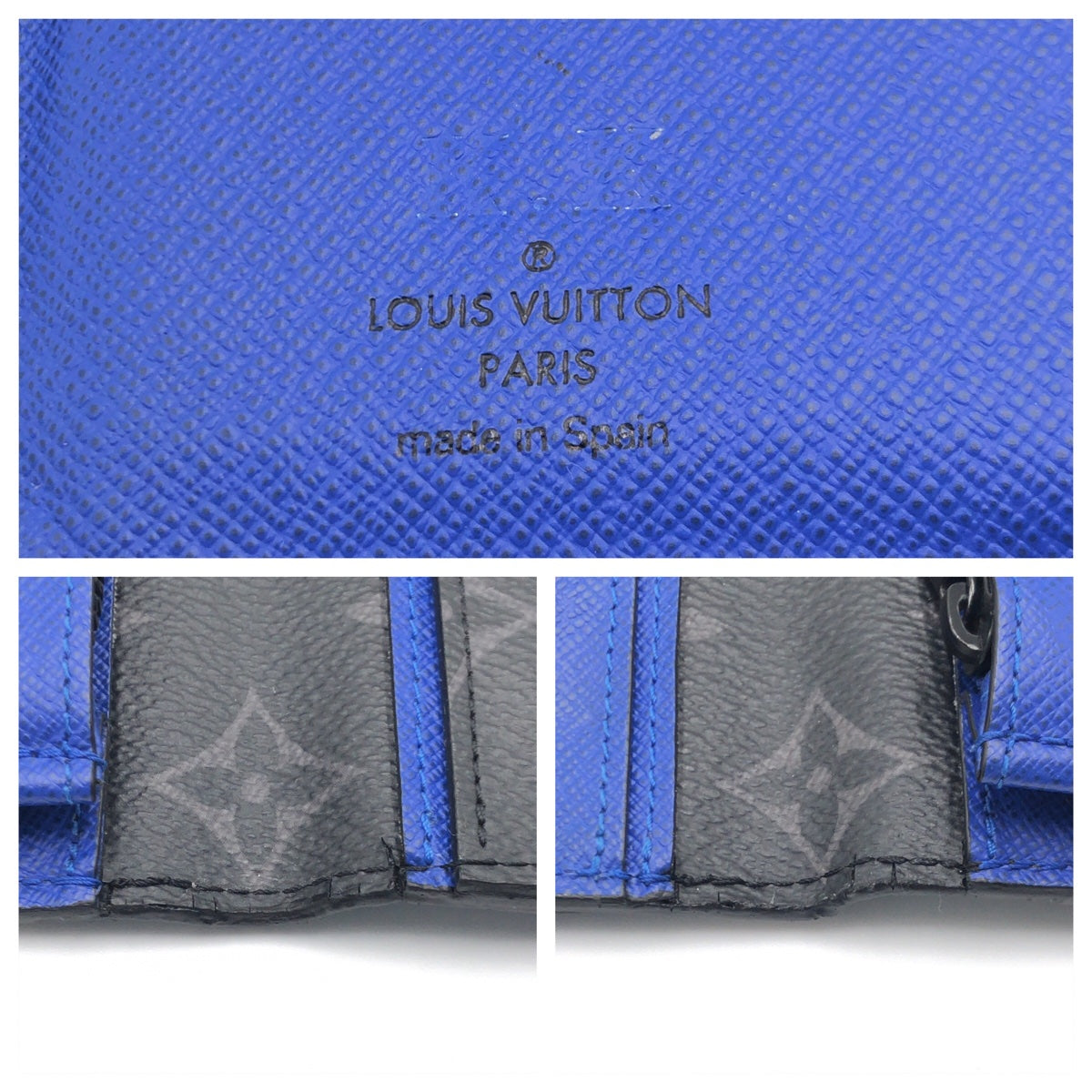 C-109
LOUIS VUITTON ルイヴィトン エピ モノグラム エクリプス ポルトフォイユ ブラザ ブラック 黒 ブルー 青 グレインレザー M80788 長財布 ロングウォレット  メンズ