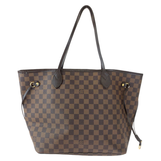C-065
LOUIS VUITTON ルイヴィトン ダミエ ネヴァーフルMM ブラウン PVC N51105 トートバッグ ショルダーバッグ  レディース