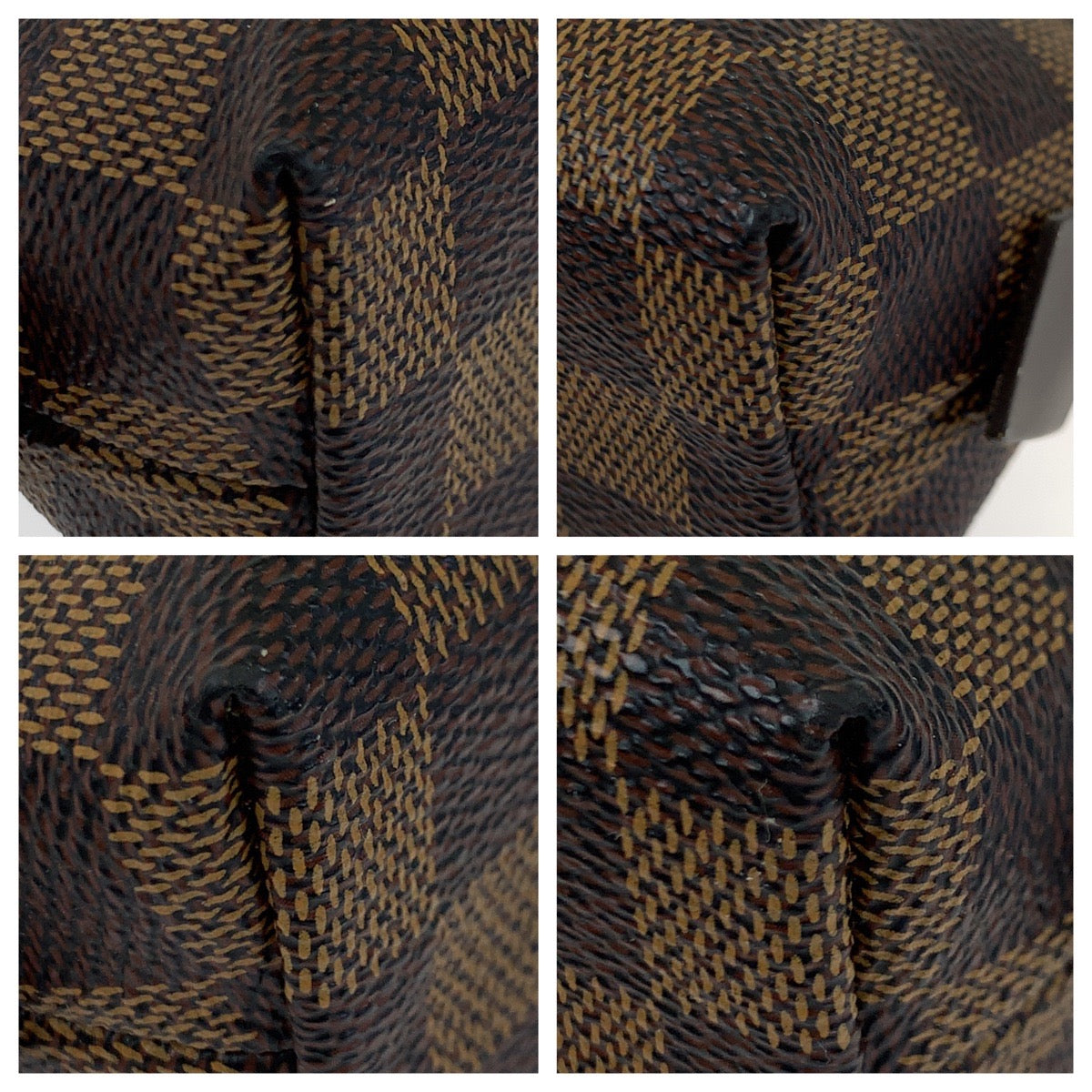 H-00303
LOUIS VUITTON ルイヴィトン ダミエ ポシェット コスメティック ブラウン PVC メイクポーチ 化粧ポーチ  レディース