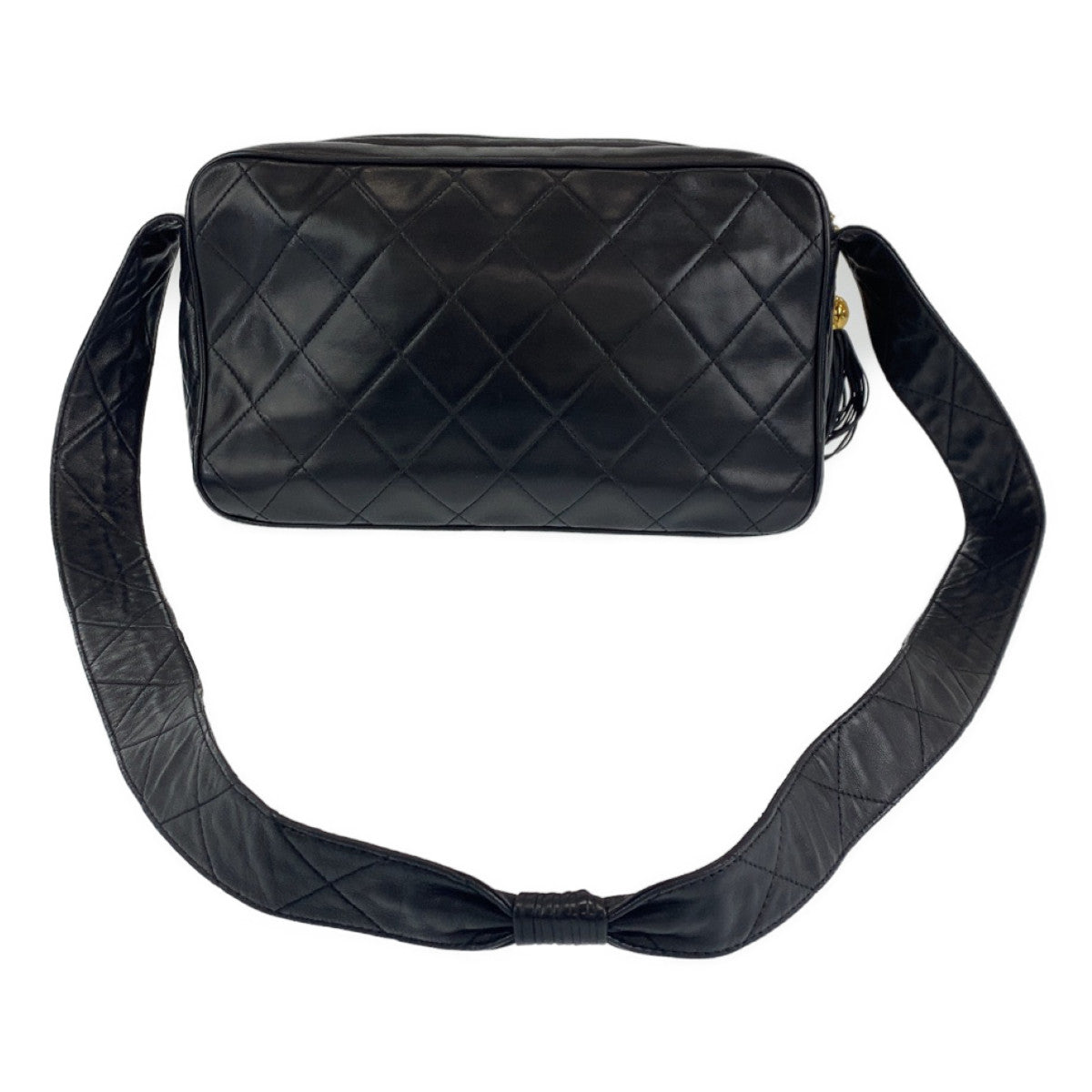 C-049
CHANEL シャネル ヴィンテージ マトラッセ フリンジ ココマーク ブラック 黒 ゴールド金具 ラムスキン ショルダーバッグ ワンショルダーバッグ  レディース