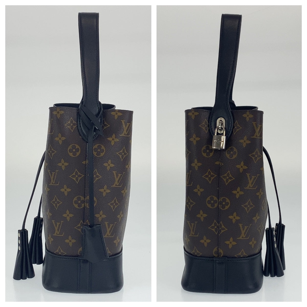 10227
LOUIS VUITTON ルイヴィトン モノグラム イドール NN14GM ブラウン ブラック シルバー金具 PVC M94542 ショルダーバッグ ハンドバッグ  レディース