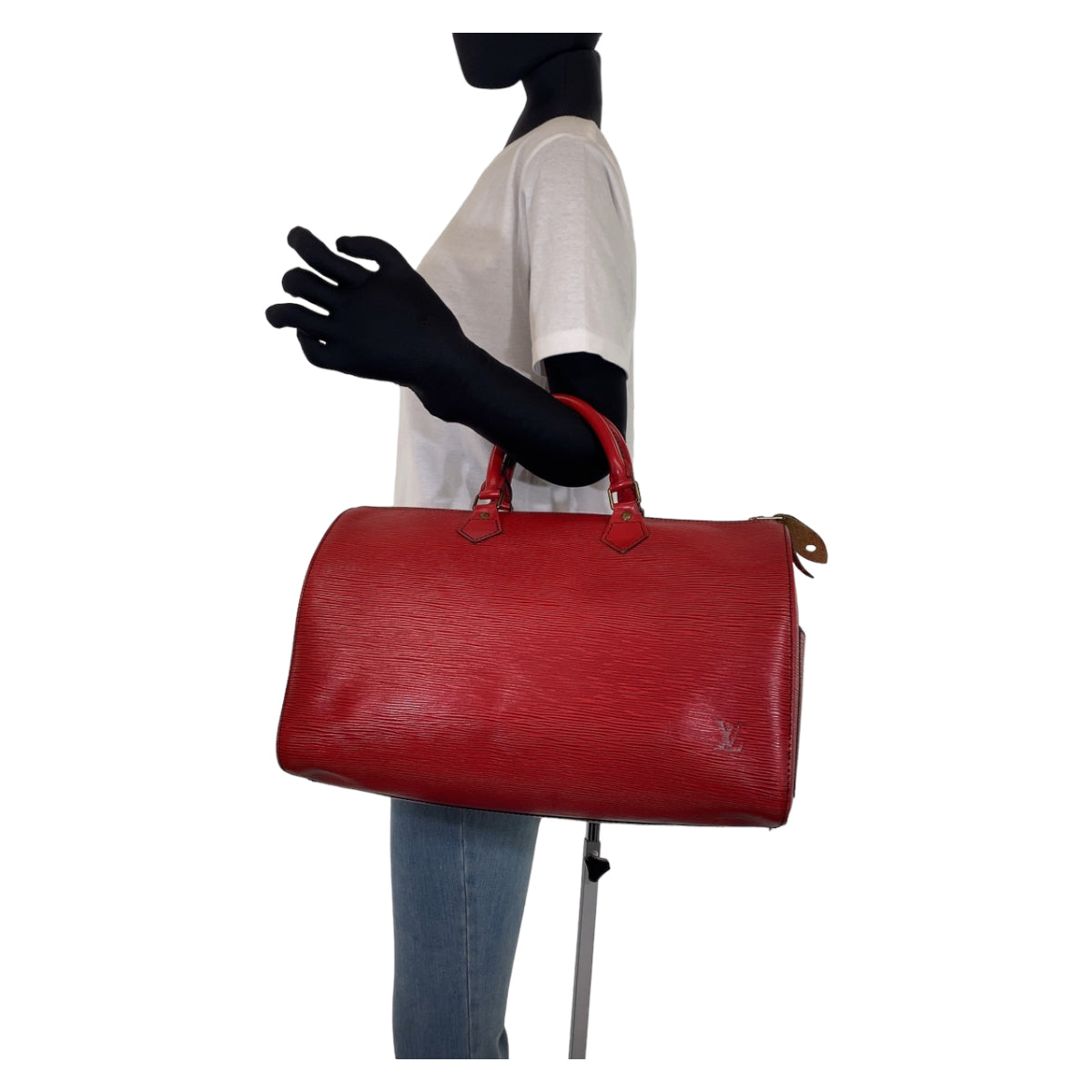 H-00201
LOUIS VUITTON ルイヴィトン エピ スピーディ35 レッド 赤 ゴールド金具 エピレザー M42997 ボストンバッグ 旅行バッグ  レディース