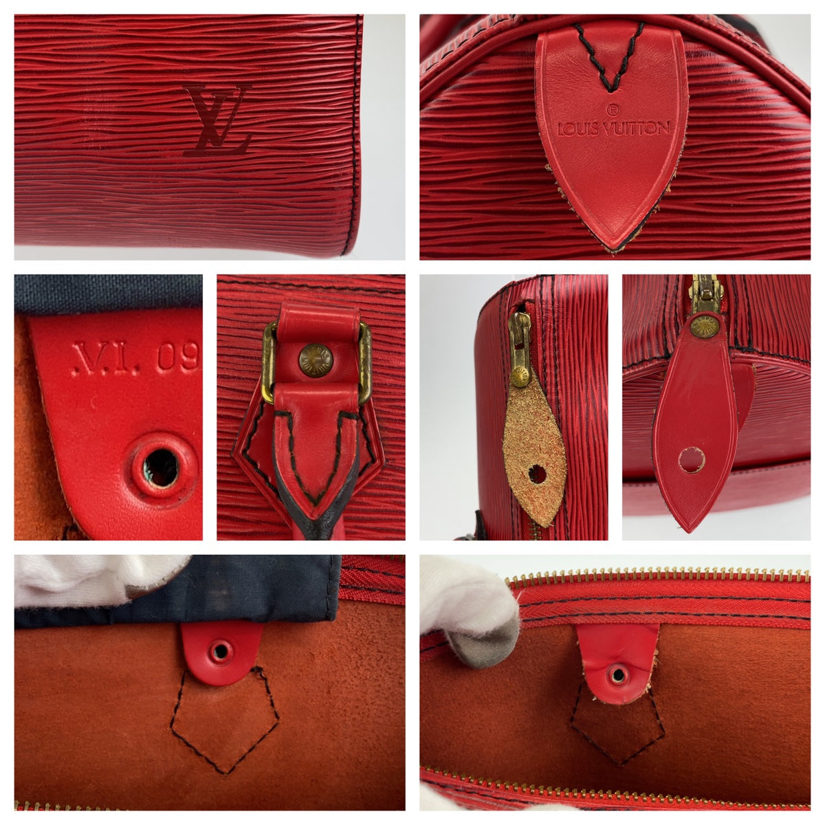 H-00201
LOUIS VUITTON ルイヴィトン エピ スピーディ35 レッド 赤 ゴールド金具 エピレザー M42997 ボストンバッグ 旅行バッグ  レディース