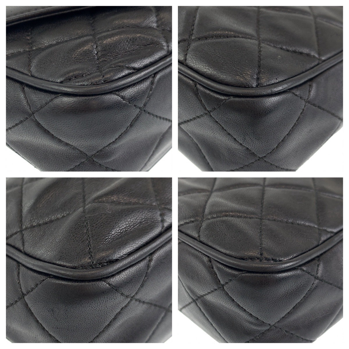 H-00310
CHANEL シャネル ヴィンテージ マトラッセ ココマーク タッセル ブラック 黒 ゴールド金具 ラムスキン チェーンショルダーバッグ 斜め掛け  レディース