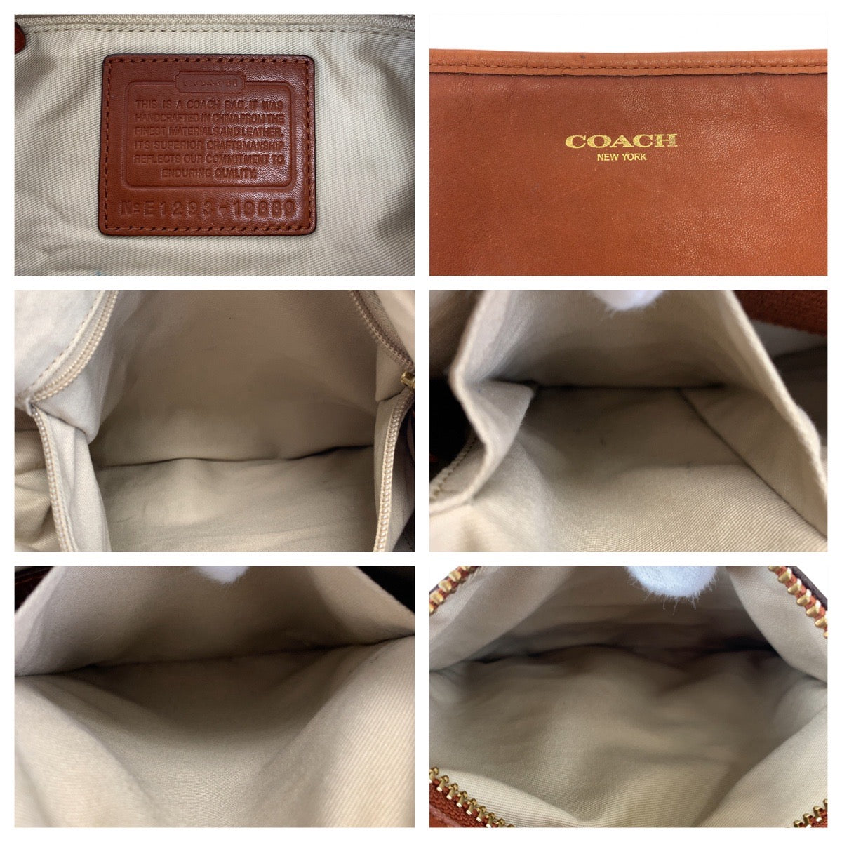 COACH コーチ レガシー フリンジ ブラウン 茶 レザー 19889 ワンショルダーバッグ 肩掛け  レディース