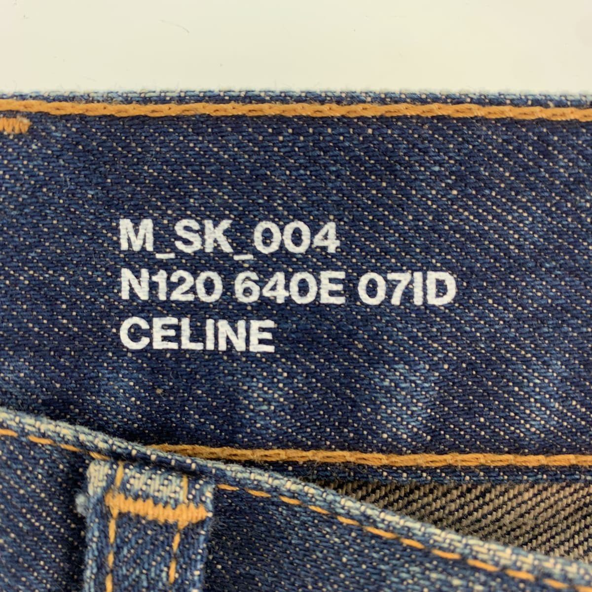 10243
CELINE セリーヌ エディスリマン サイズ29 ブルー インディゴ コットン M_SK_004 デニムパンツ 長ズボン ジーンズ  メンズ