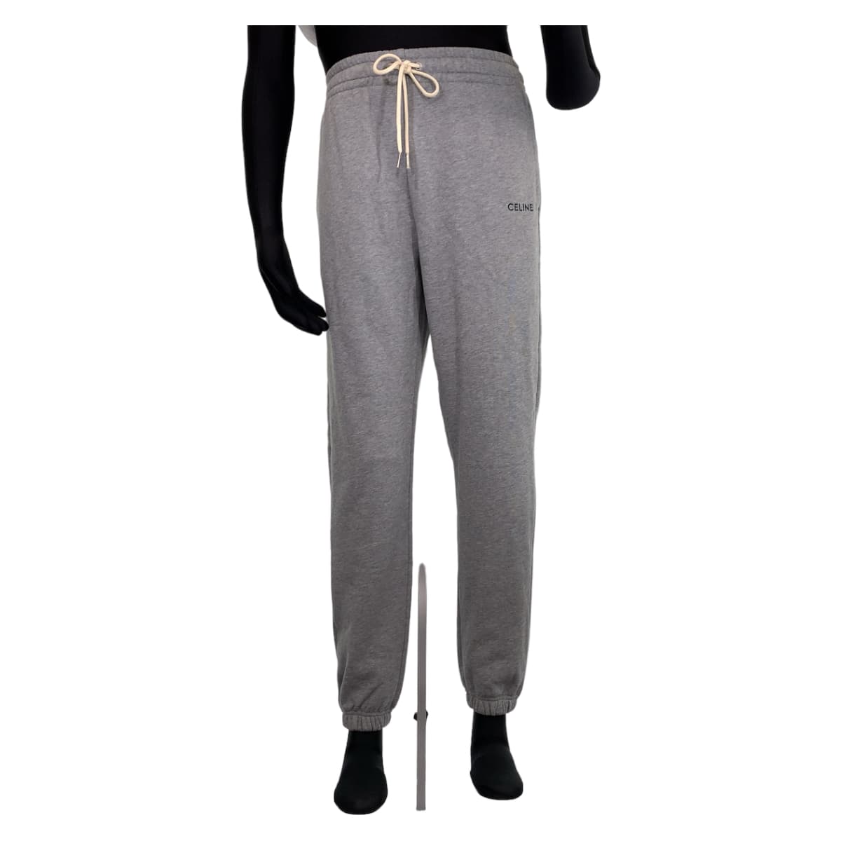 10244
CELINE セリーヌ ロゴ ジョガーパンツ サイズS グレー 灰色 ブラック 黒 コットン 2Z062670Q ジャージ 長ズボン スウェットパンツ  メンズ