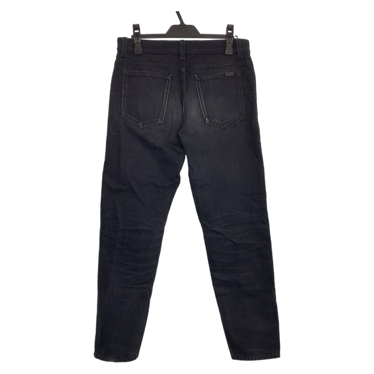 H-00322
SAINT LAURENT サンローラン キャロットフィットデニムパンツ サイズ30 ブラック 黒 ネイビー 紺  コットン 644678YY899 デニムパンツ 長ズボン   メンズ