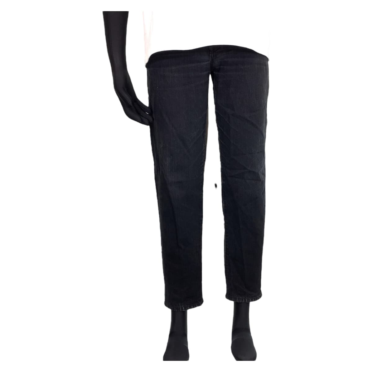 H-00322
SAINT LAURENT サンローラン キャロットフィットデニムパンツ サイズ30 ブラック 黒 ネイビー 紺  コットン 644678YY899 デニムパンツ 長ズボン   メンズ